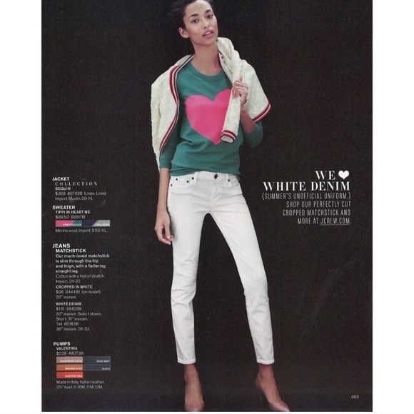 J Crew | Tippi Heart Sweater SMALL Valentine's Day - Picture 2 of 8